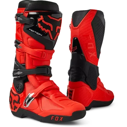 Fox Racing Motion Boots (Fluorescent Red)  29682-110