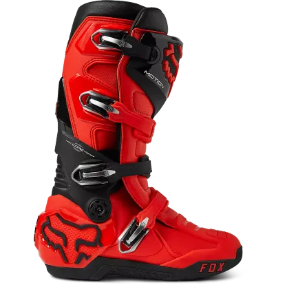 Fox Racing Motion Boots (Fluorescent Red)  29682-110-