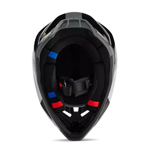 FOX RACING V3 REVISE HELMET [BLACK/GREY] SIZE SMALL