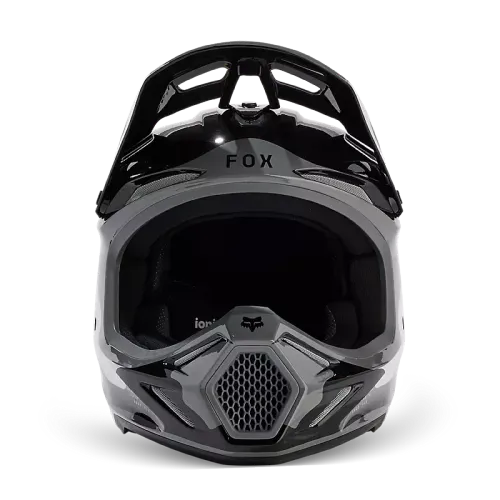 FOX RACING V3 REVISE HELMET [BLACK/GREY] SIZE SMALL
