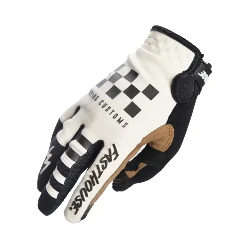 Hot Wheels Speed Style Youth Glove - White/Black - ON SALE! 4050-102