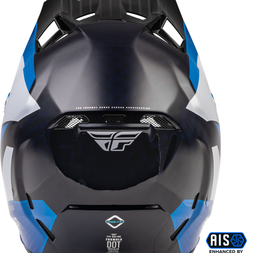 Fly Racing Youth Formula Carbon Prime Helmet - Blue/White - Youth Large
