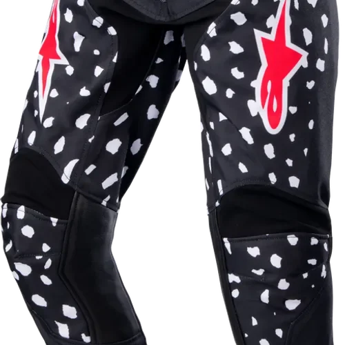 ALPINESTARS YOUTH RACER NORTH PANTS (BLACK/NEON RED)