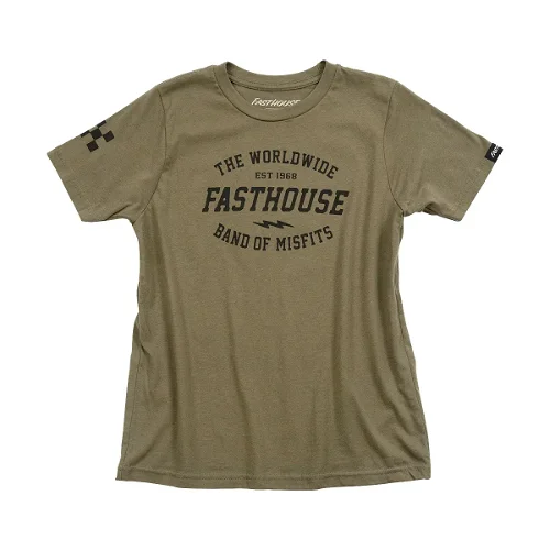 FastHouse Coalition Youth Tee (Military Green) (Large)