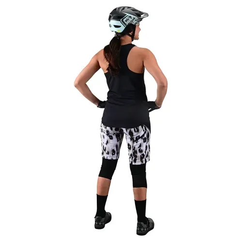 Troy Lee Designs Womens Luxe Short Shell (Wild Cat White)
