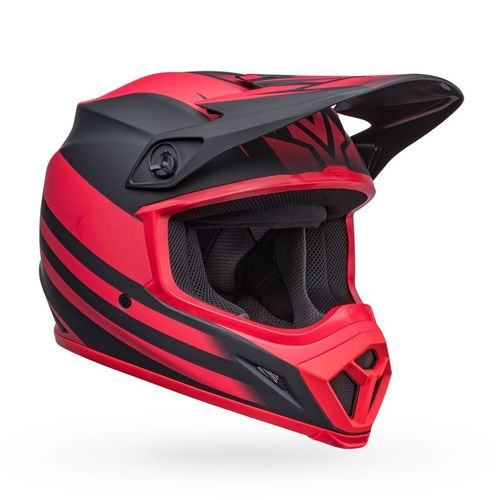 BELL MX-9 MIPS DISRUPT MATTE BLACK/RED - 713631