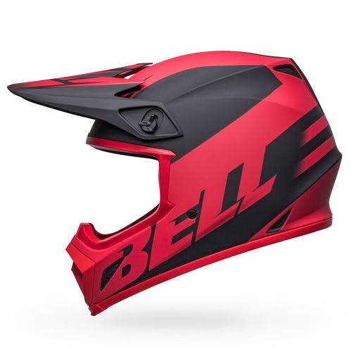 Bell MX-9 MIPS Helmet - Disrupt Matte Black/Red