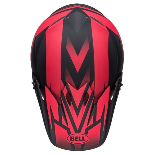 BELL MX-9 MIPS DISRUPT MATTE BLACK/RED - 713631