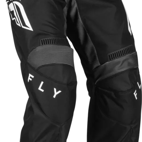 FLY RACING F-16 PANTS (BLACK/WHITE) ADULT SIZES
