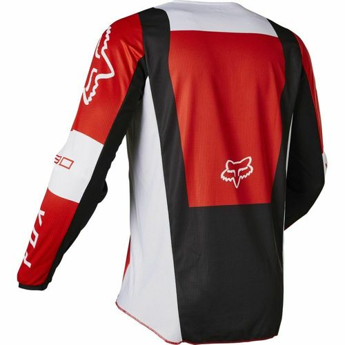 FOX 180 LUX JERSEY - FLO RED