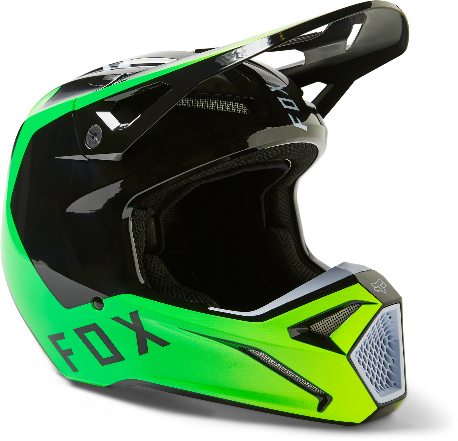 Fox Racing V1 Dpth Helmet - Black - Adult 2XL - 29665-001-2X
