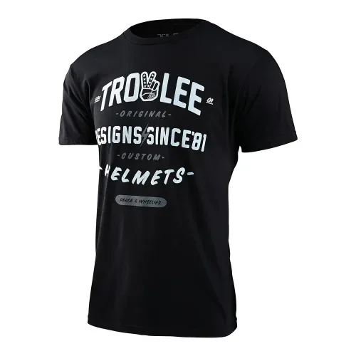 Troy Lee Designs Short Sleeve Tee Roll Out (Black Heather)