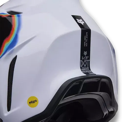 Fox Racing V3 RS Scans Helmet (White/Black)