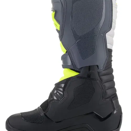 ALPINESTARS TECH 3 BOOTS BLK/COOL GREY/YLW/FLUO - SIZE 9