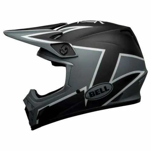 Bell MX-9 MIPS Helmet - Twitch Matte Black/Gray/White - SIZE MEDIUM - 7131640
