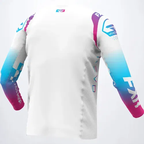 FXR Revo Comp MX Jersey - Large - Cotton Candy/White