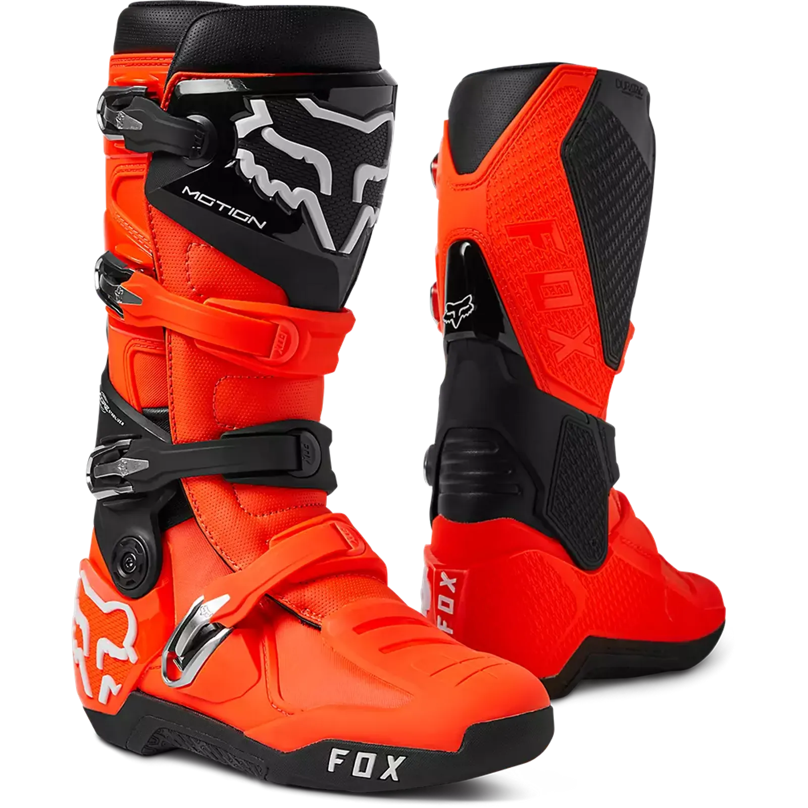 Fox Racing Motion Boots Fluorescent Orange