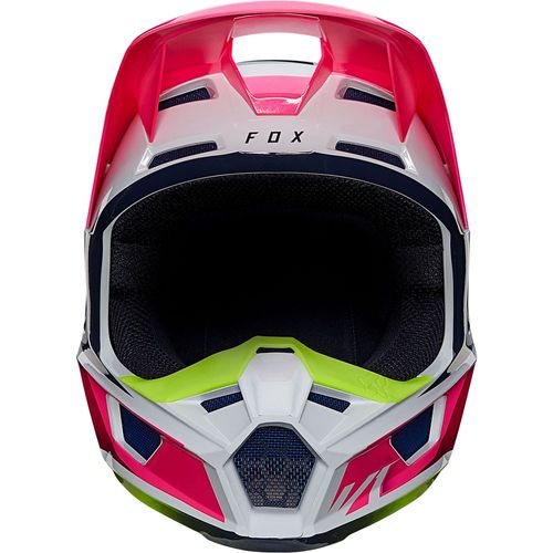 FOX RACING V1 TRO HELMET - FLO YELLOW - ADULT XL