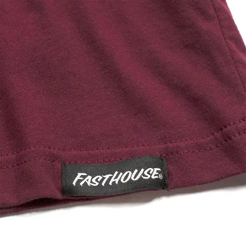 Fasthouse Revival Long Sleeve Women's Tee (Maroon) 