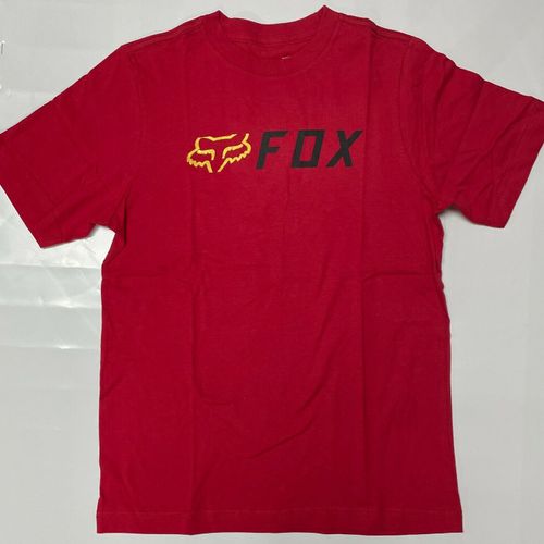 FOX YOUTH APEX SS TEE [RED] YTH MEDIUM