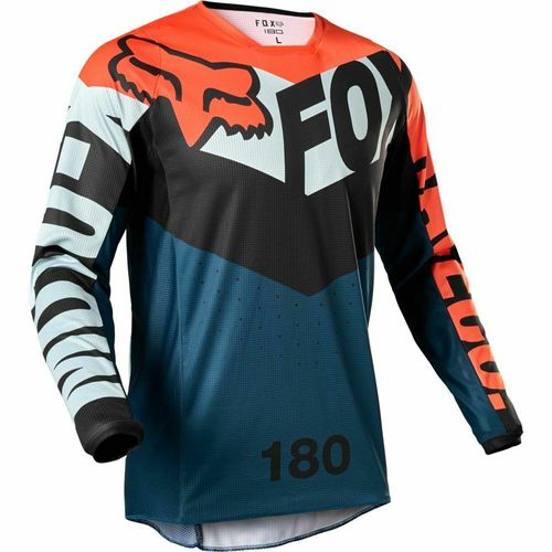 FOX 180 TRICE JERSEY - GREY ORANGE