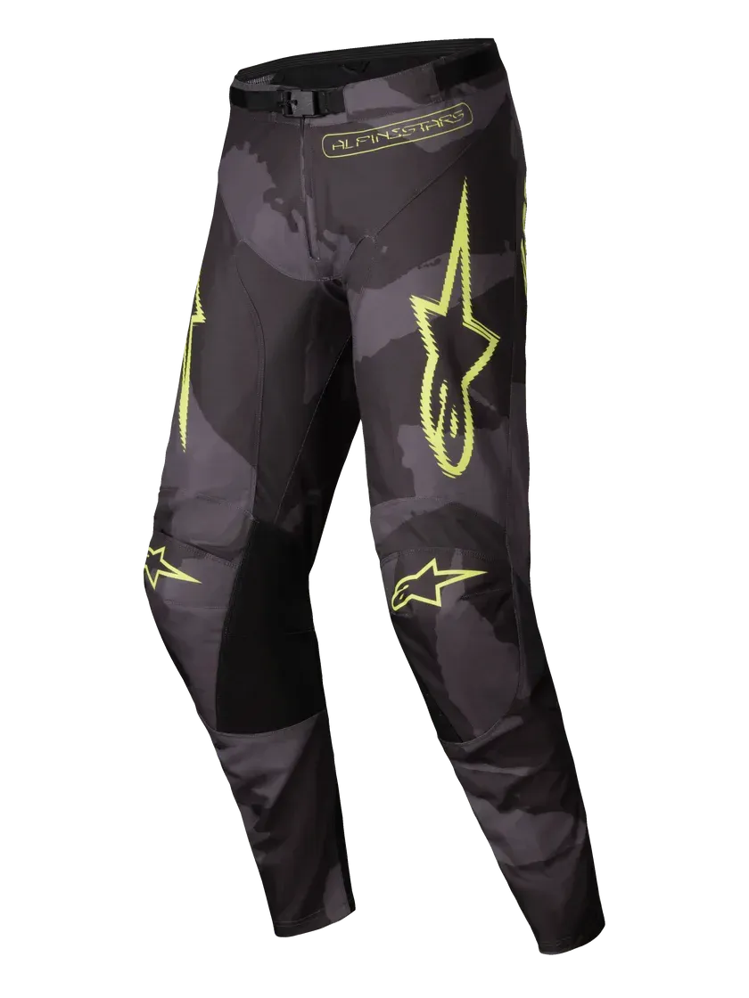 ALPINESTARS RACER HOLLOW PANTS - DARK CAMO YELLOW FLUO - 3720925-9178-X