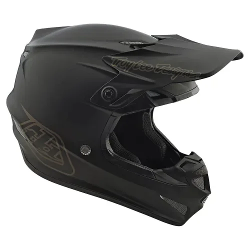 Troy Lee Designs Youth GP Helmet (Mono Black) (Large)