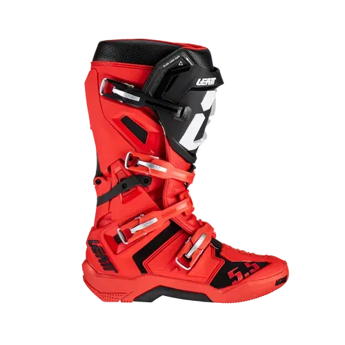 Leatt 5.5 FlexLock Boot - Red - 302305020