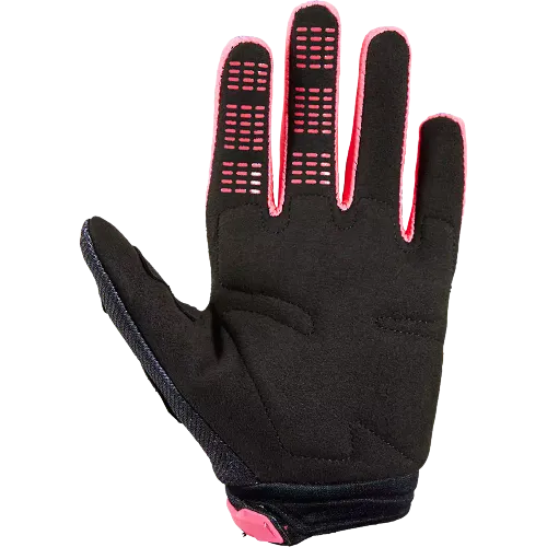 FOX RACING YOUTH GIRLS 180 TOXSYK GLOVES (BLACK/PINK)
