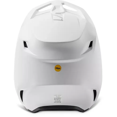 FOX RACING V1 SOLID DOT/ECE HELMET [MATTE WHITE] 29669-067-