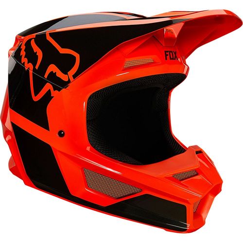 FOX RACING YOUTH V1 REVN HELMET - FLO ORANGE- YOUTH SIZES