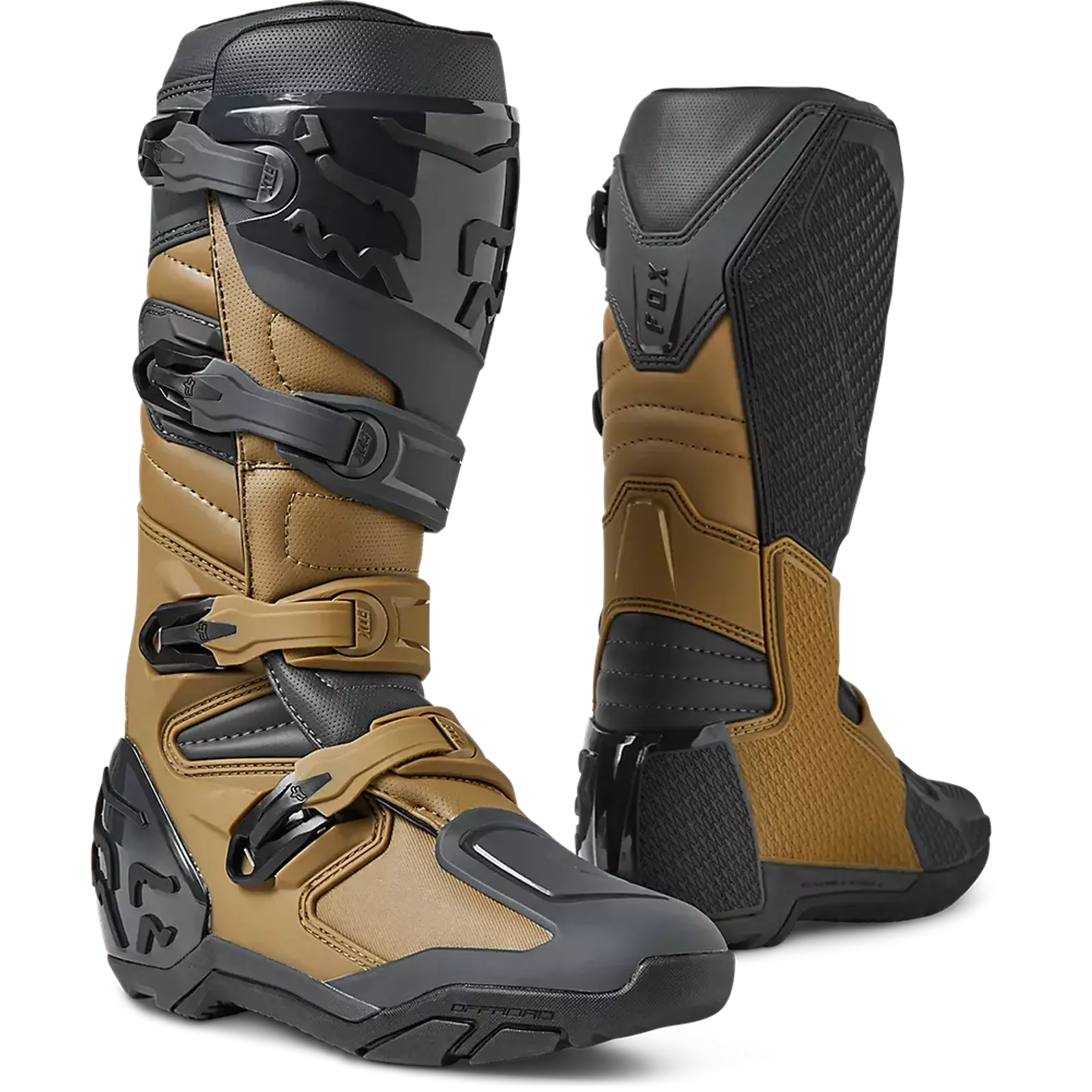 Fox Racing Comp X Off Road Boots (Dark Khaki Brown) 30078-108