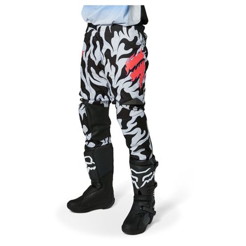 SHIFT WHITE LABEL FLAME PANTS - GREY/BLACK