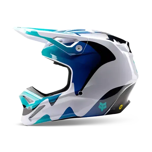 FOX RACING V1 KOZMIK HELMET [BLUEBERRY] - SIZE 2XL