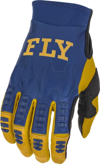 FLY RACING EVOLUTION DST GLOVES - NAVY/GOLD