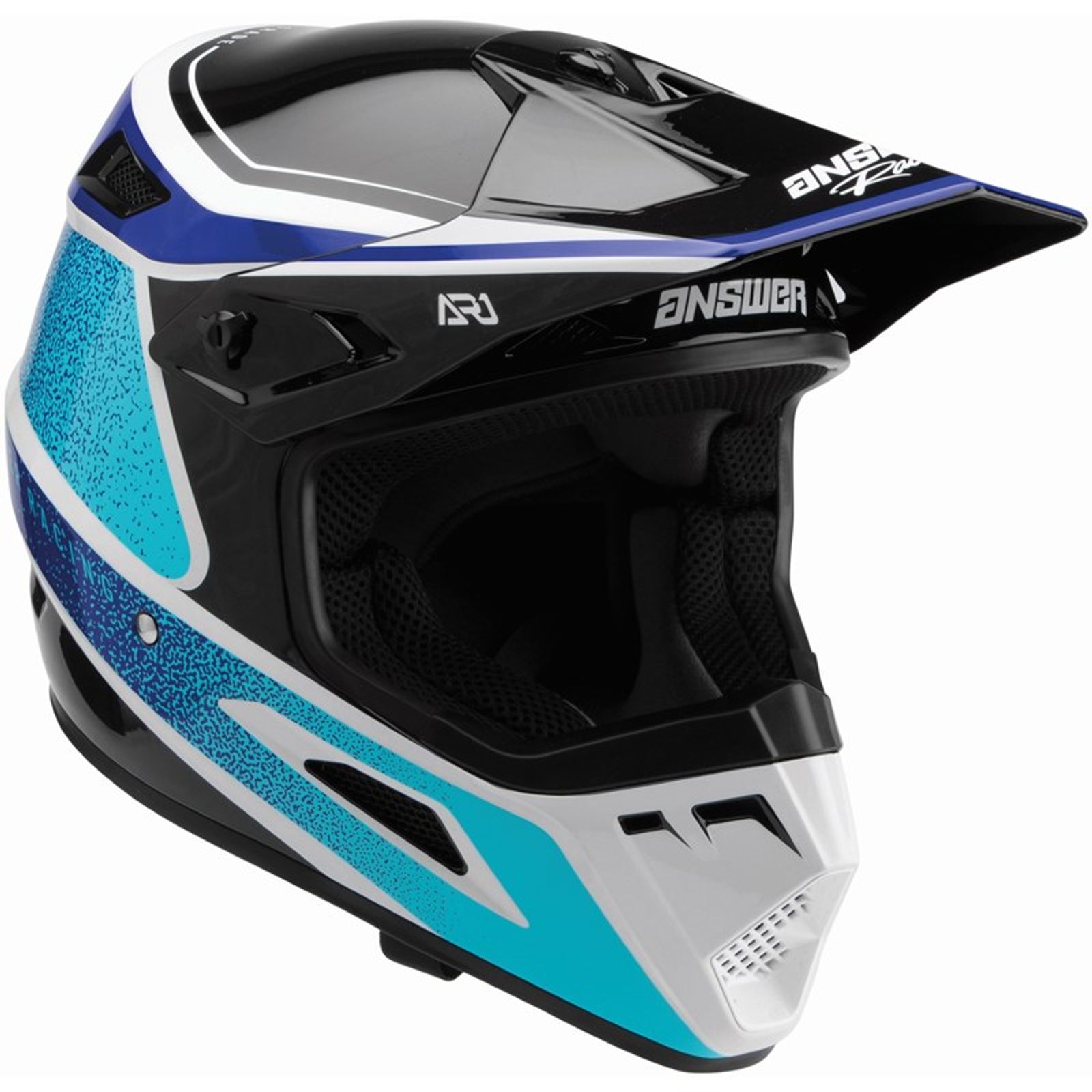 ANSWER RACING AR1 VIVID HELMET - REFLEX/ASTANA BLUE