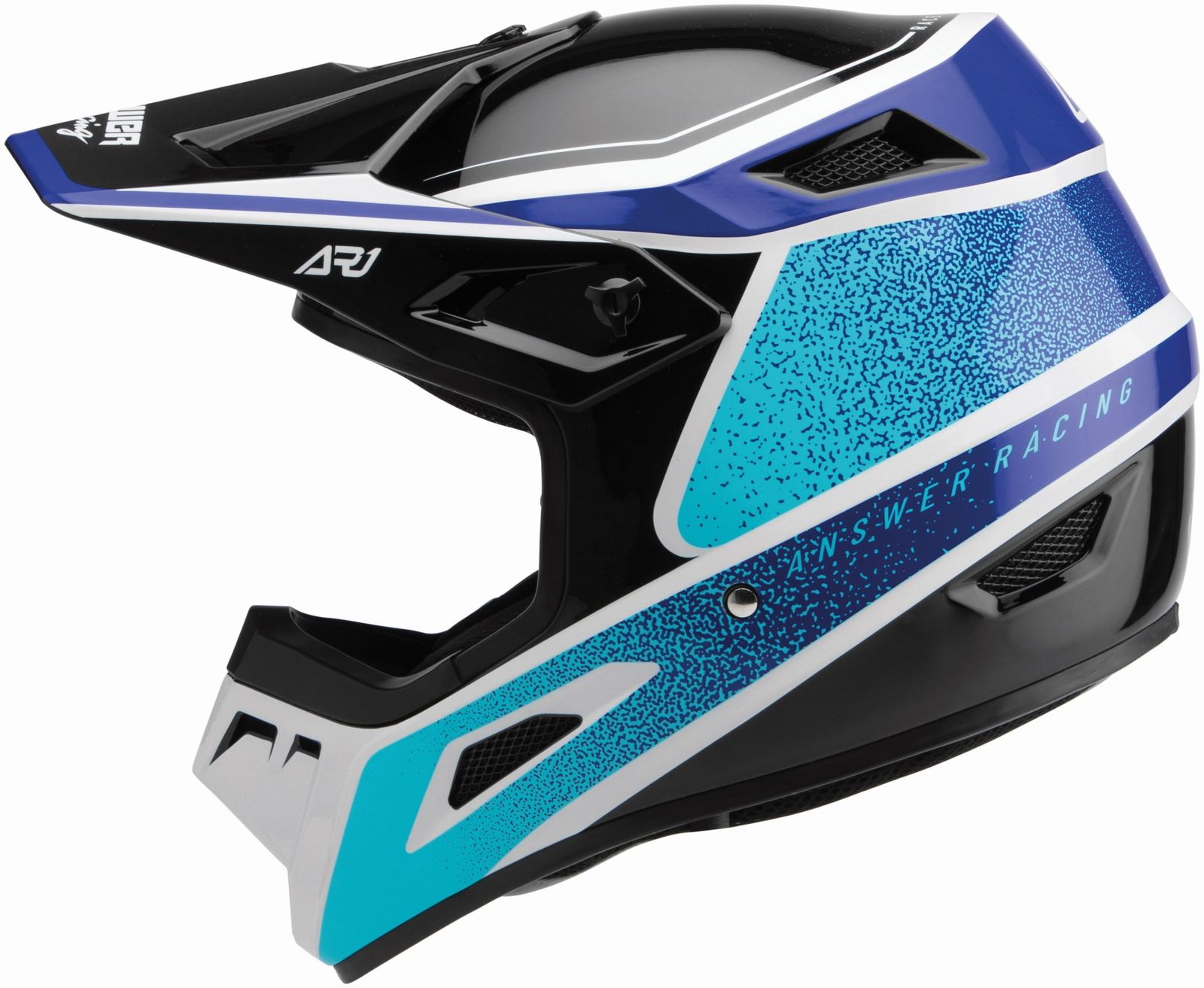 ANSWER RACING AR1 VIVID HELMET REFLEX ASTANA BLUE