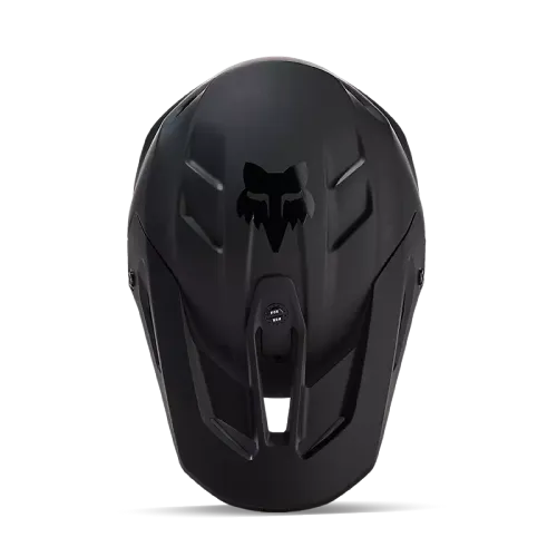 FOX RACING YOUTH V3 SOLID HELMET [MATTE BLACK]