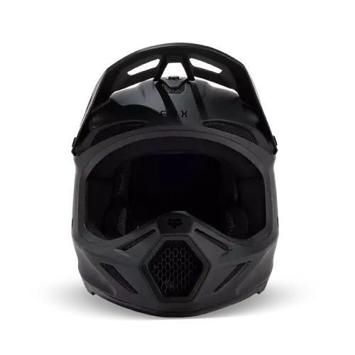 FOX RACING YOUTH V3 SOLID HELMET [MATTE BLACK]