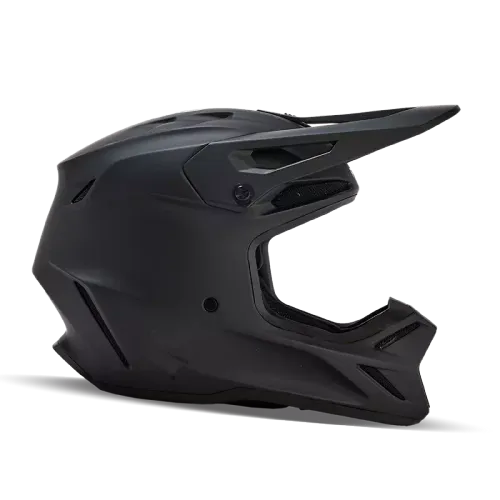 FOX RACING YOUTH V3 SOLID HELMET [MATTE BLACK]