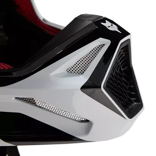 FOX RACING V1 FLORA HELMET [WHITE/BLACK]