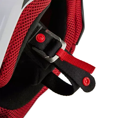 FOX RACING V1 FLORA HELMET [WHITE/BLACK]