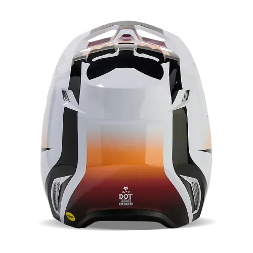 FOX RACING V1 FLORA HELMET [WHITE/BLACK]