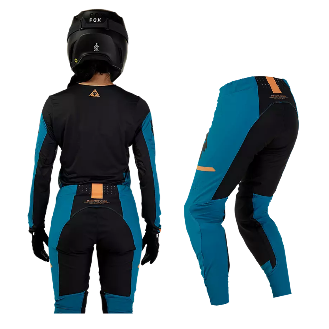 Fox Racing Womens Flexair Optical Jersey + Pant Set [Maui Blue]