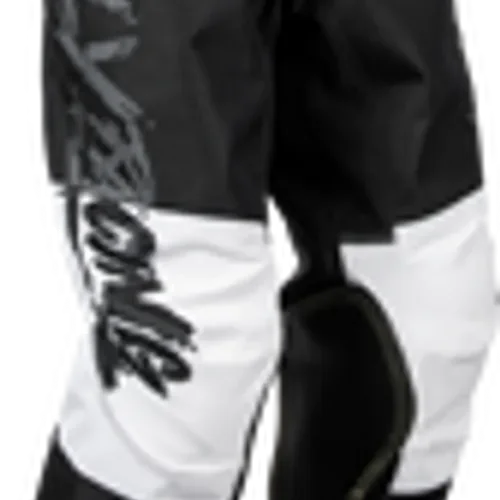 FLY RACING YOUTH KINETIC KHAOS PANTS GREY/BLACK/WHITE  YOUTH SIZES