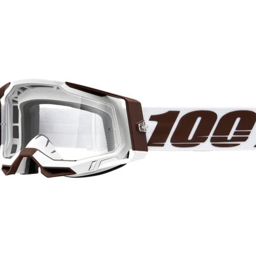 	100% Racecraft 2 Goggles Snowbird with Clear Lens
