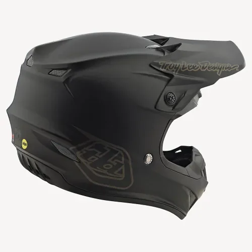 Troy Lee Designs Youth SE4 Polyacrylite Helmet (Midnight Black) (Large)