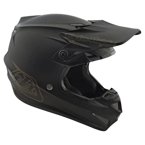 Troy Lee Designs Youth SE4 Polyacrylite Helmet (Midnight Black) (Large)