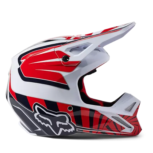 FOX RACING V1 GOAT HELMET DOT/ECE [RED]