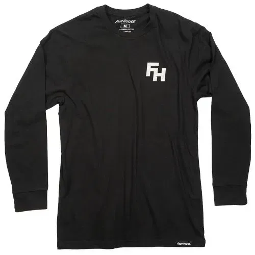 Fasthouse Sparq Long Sleeve Tee - Black - Medium